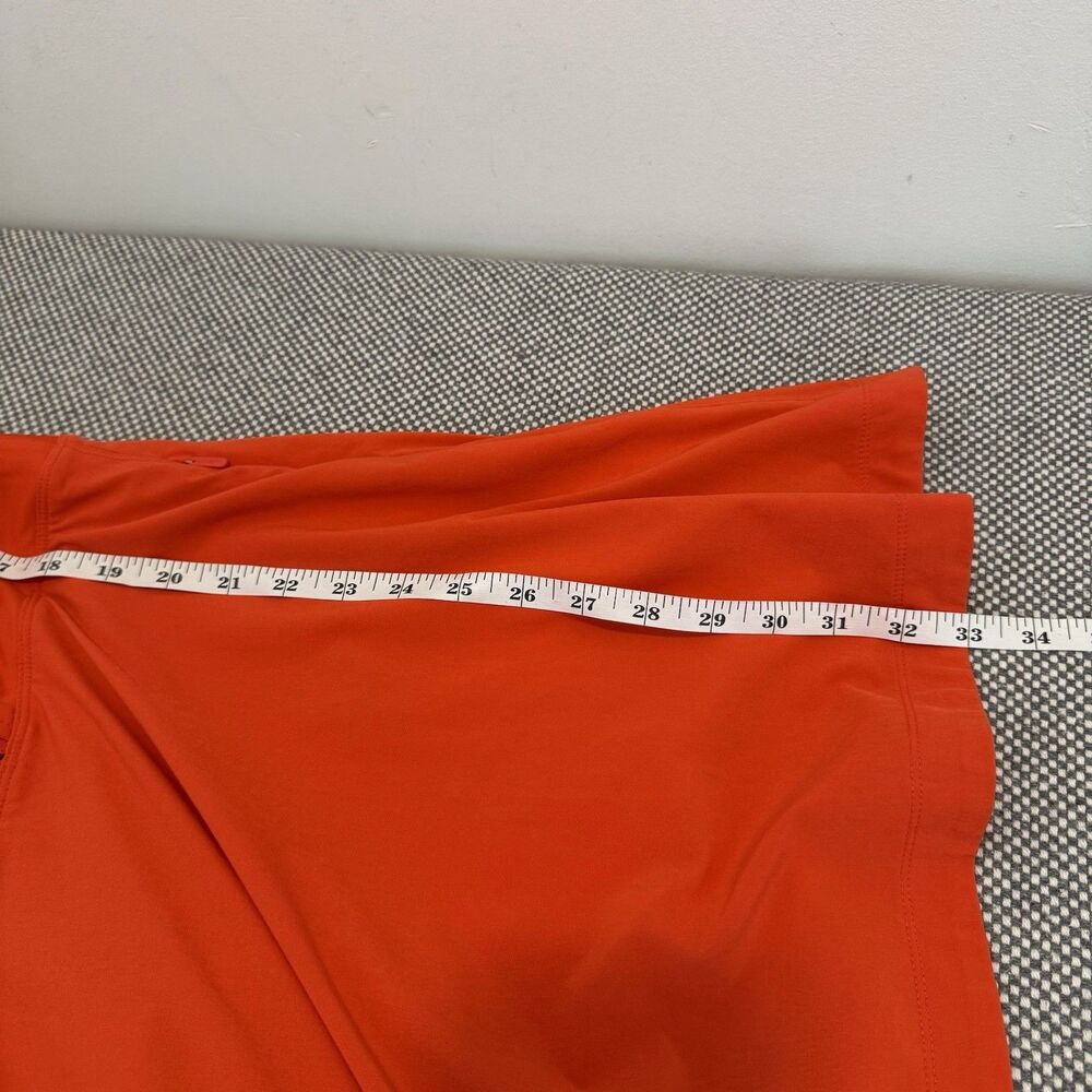 Athleta Expedition Dress Womens 4 Orange Featherweight Stretch Skort Hiking - Picture 14 of 14